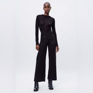 Zara Marine Straight Jeans - Black